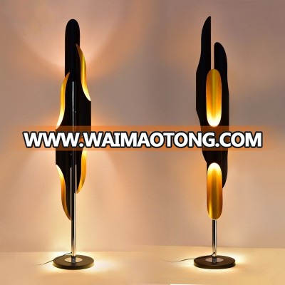 Replica Delightfull Black Gold Modern G9 LED Aluminum Pipe Floor Uplight Lamp