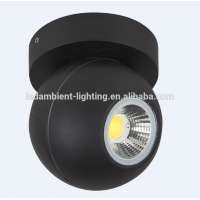 8W led ceiling spot light black aluminum cob ceiling lamp fixture